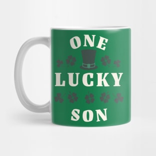 One Lucky Son St Patricks Day Mug